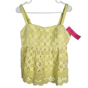 Lilly Pulitzer Lemon Lace Camisole